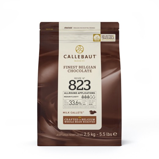Callebaut 823 Milk Callets 2.5kg