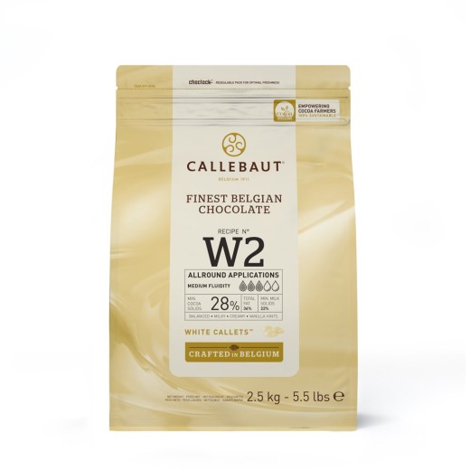 Callebaut W2 White Callets 2.5kg