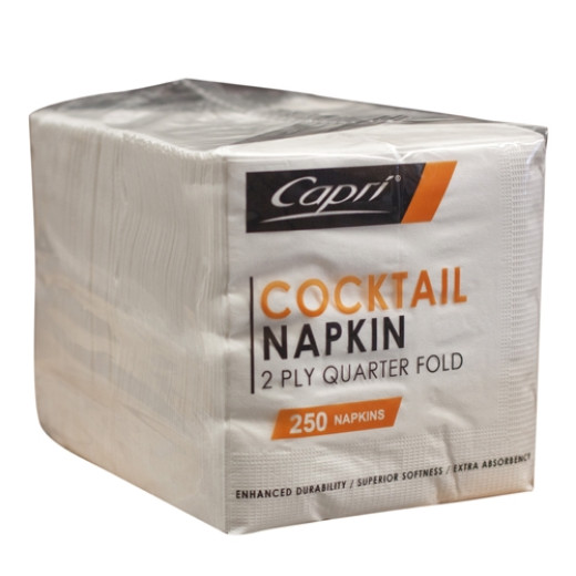 Napkin Cocktail White 2ply 8 X 250.jpg