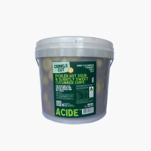 Acide Pickled Hot Sour & Sweet Cucumber Chips 10kg