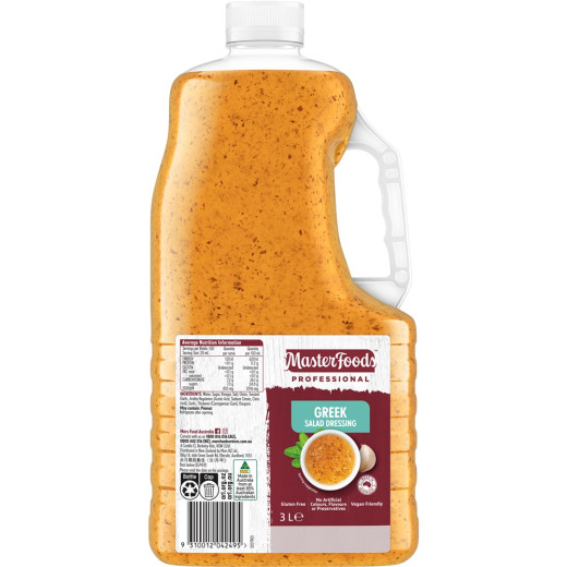 Masterfoods Greek Salad Dressing 3l