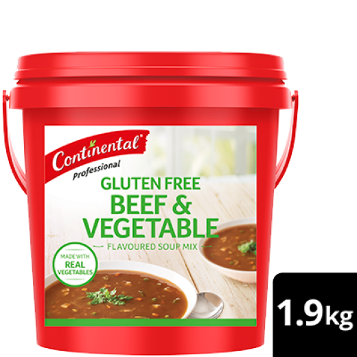 Continental Beef & Vegetable Flavoured Soup Mix Gf 1.9kg