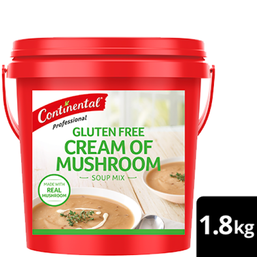 Continental Cream Of Mushroom Soup Mix Gf 1.8kg