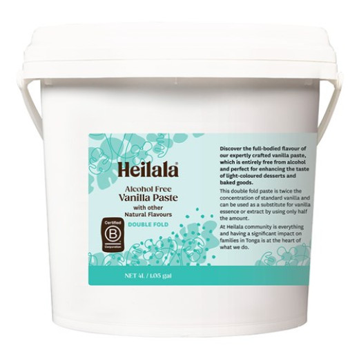 Heilala Vanilla Paste 2 Fold With Other Natural Flavours Alcohol Free 4l