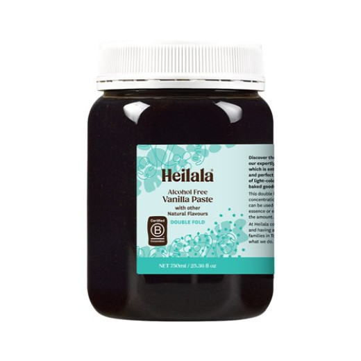 Heilala Vanilla Paste 2 Fold With Other Natural Flavours Alcohol Free 750ml