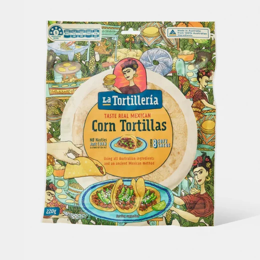 La Tortilleria Corn Tortilla 220g