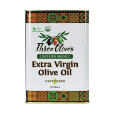 Three Olives Certified Organic Evoo 3l