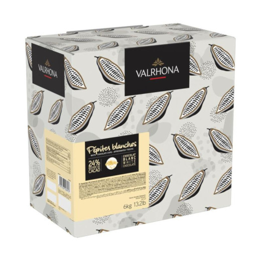 Valrhona White Chocolate Chips 6kg