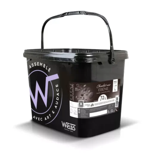 Weiss Chocolate Drops Ebene 72% 5kg