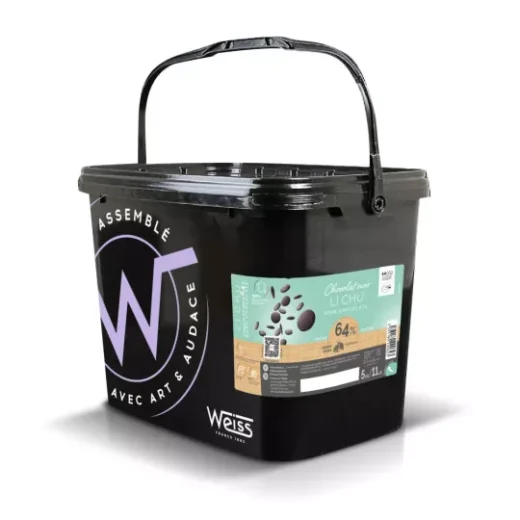 Weiss Chocolate Drops Li Chu 64% 5kg
