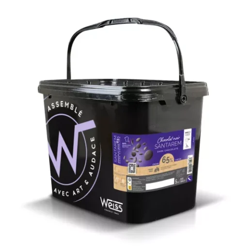 Weiss Chocolate Drops Santarem 65% 5kg