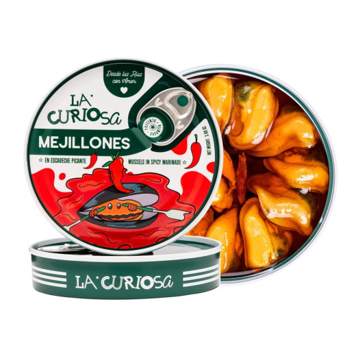La Curiosa Spicy Mussels In Escabeche 115g
