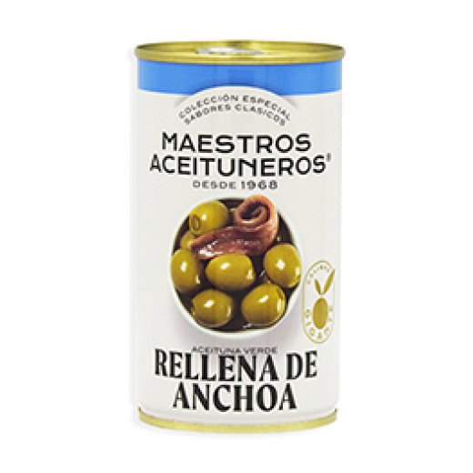 Maestros Olives Anchovy Stuffed 350g