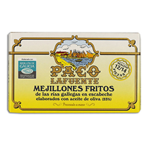 Paco Lafuente Mussels Frito In Escabeche 115g