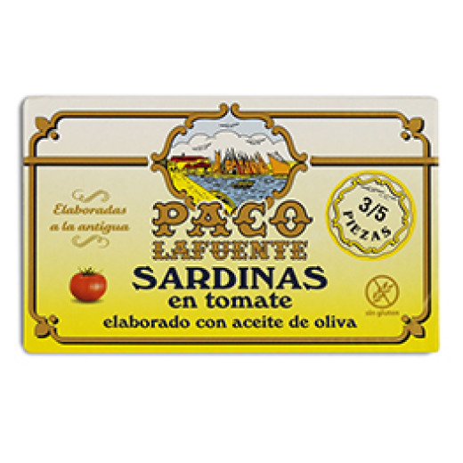 Paco Lafuente Sardines In Tomato 125g