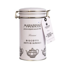 Marabissi Biscotti With Salted Caramel Tin 200g
