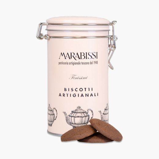 Marabissi Biscotti With Salted Chocolate Tin 200g