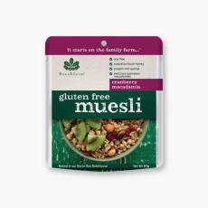 Brookfarm Muesli Macadamia With Cranberry Gluten Free 20x50g