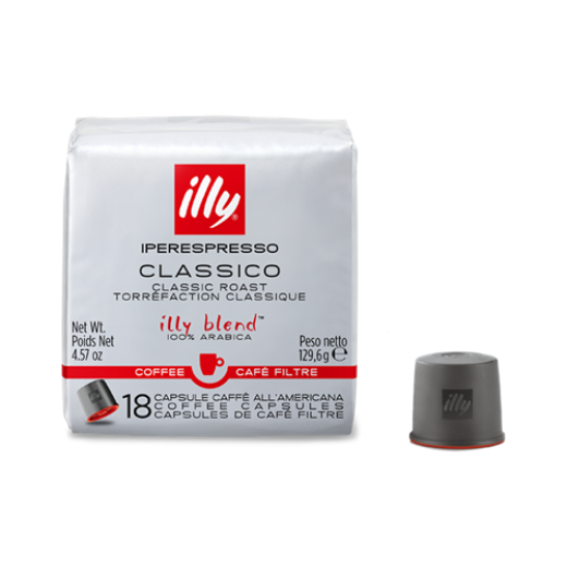 Illy Classico Caffe All'americano Iperespresso Capsules 6x18pcs