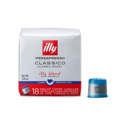 Illy Lungo Iperespresso Capsules 6x18pcs
