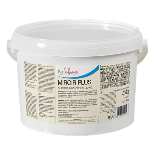 Miroir Plus Chocolate Glaze White 2.5kg