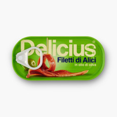 Delicius Anchovies In Olive Oil 46g