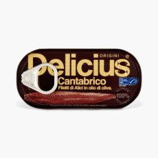 Delicius Cantabrian Anchovies In Olive Oil 6 X 28g