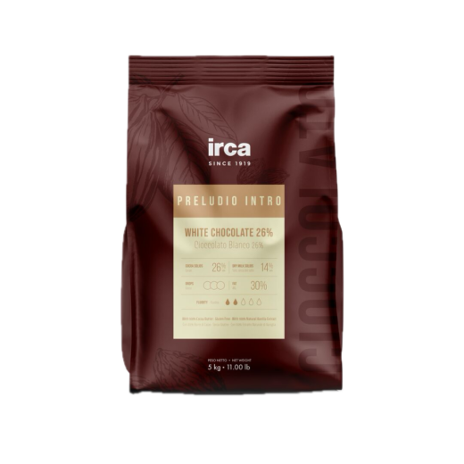 Irca Preludio White Chocolate 26% 5kg