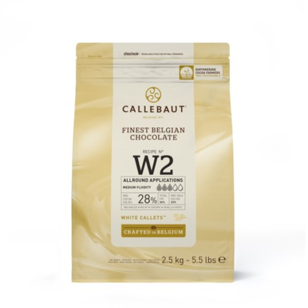 Callebaut W2 White Couverture Callets
