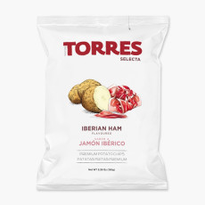 Patatas Torres Iberian Ham Potato Chips 15x150g