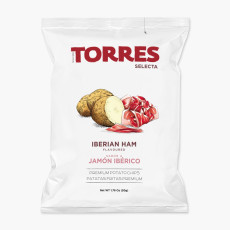 Patatas Torres Iberian Ham Potato Chips 20x40g