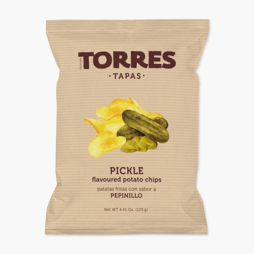 Patatas Torres Pickle Flavoured Potato Chips 17x125g