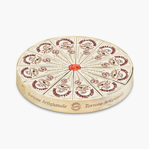 Flamigni Nougat Sliced Cake With Pgi Piedmont Hazelnuts & Cocoa 12x150g